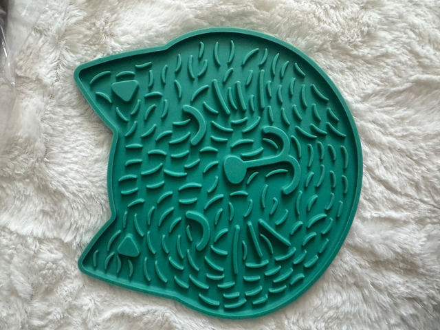 Tapis de léchage vert