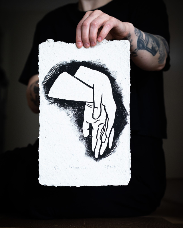 Frames 12 - print A4 (handmade paper)