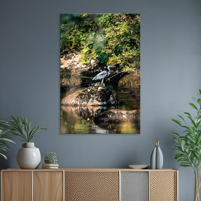 Héron Cendré - Faune - Aluminium