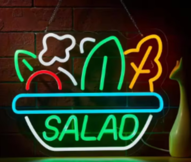 LED lamp neon stijl Salad (38x29cm)