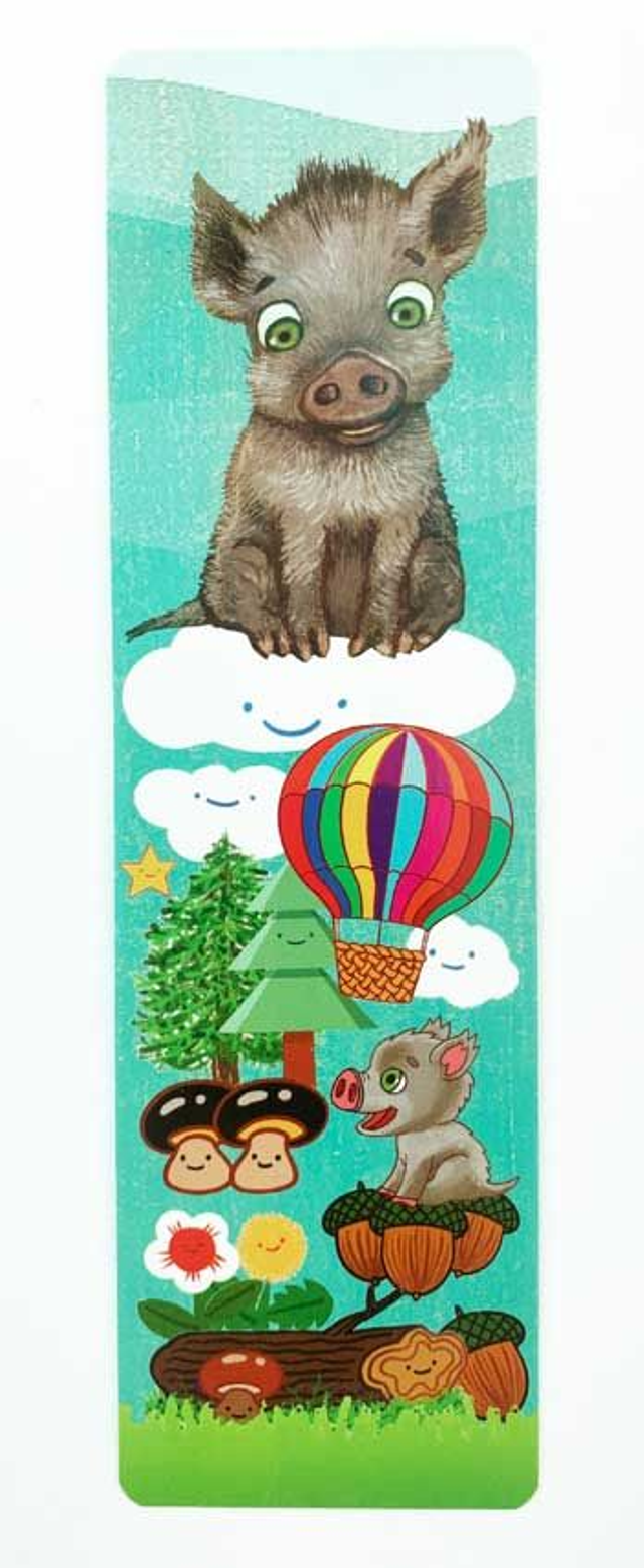 Lesezeichen "Kleines Wildschwein" / Bookmark "Little Wild Boar"