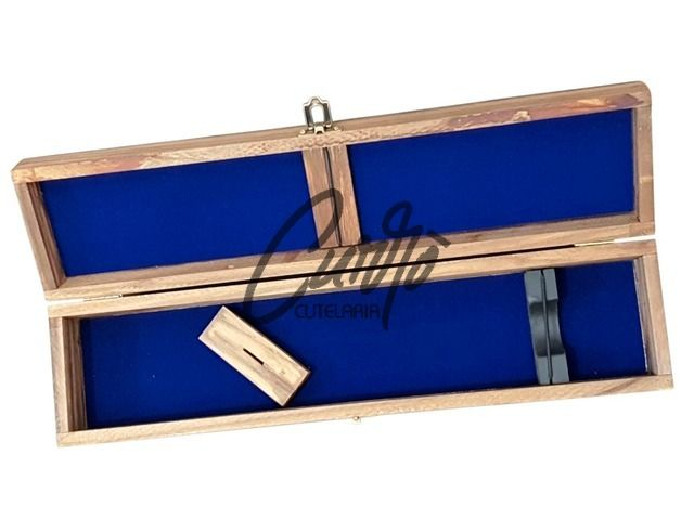 Caixa de Madeira para Faca e Bainha Elmo Até 9 Polegadas