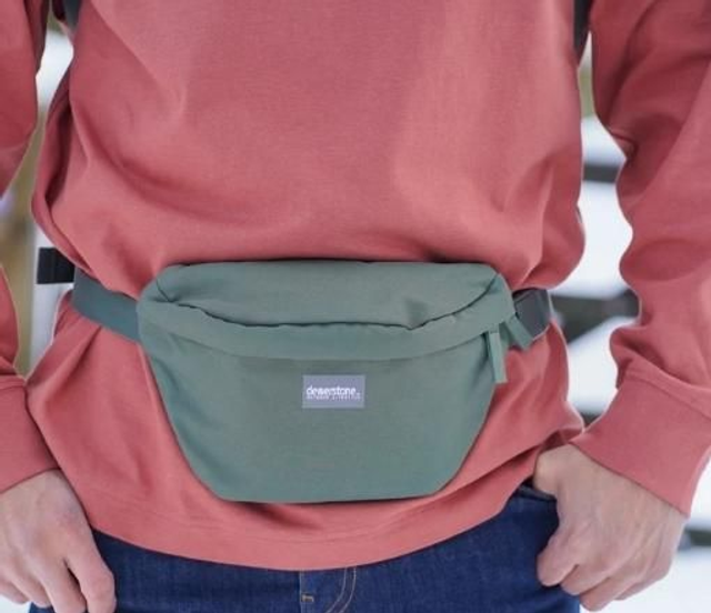 Recycled Bum Bag 1 L - Khaki 