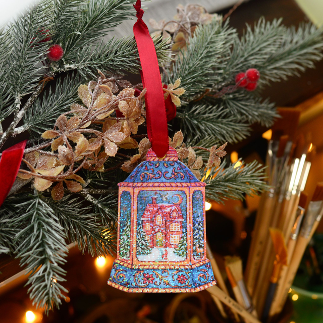Ornament-Postcard &quot;Snow Globe&quot;