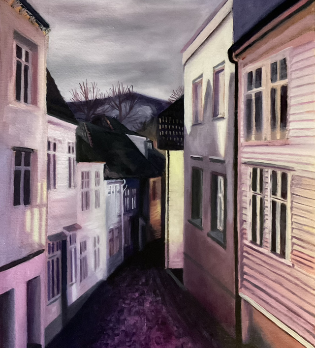 Original Oil Painting, The Gate