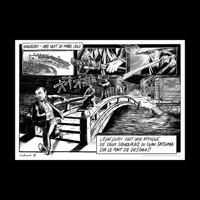 Léon Dury - Attaque de Dejima - Edition numérotée