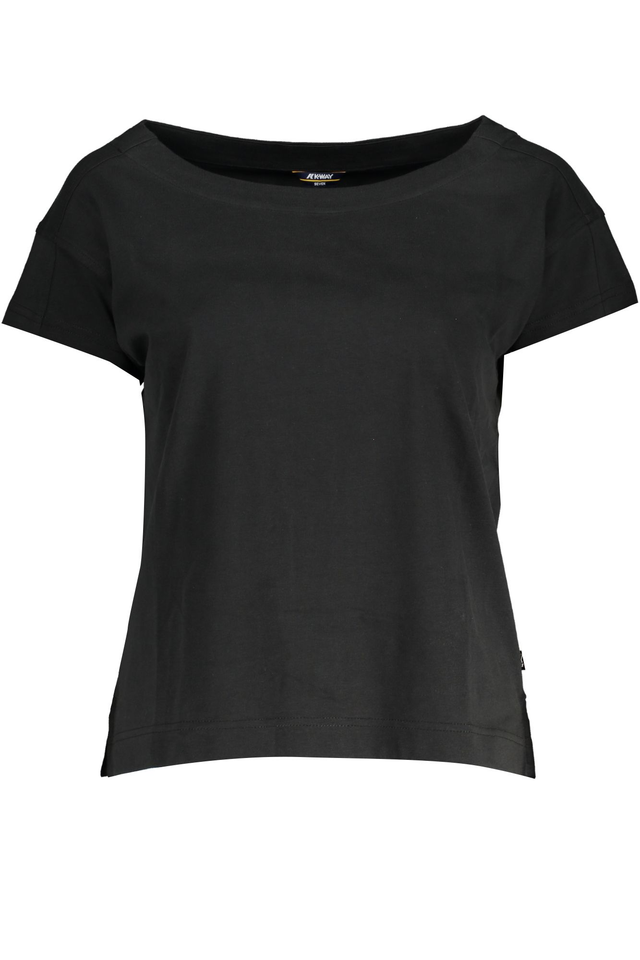 7887K-WAY T-SHIRT MANICHE CORTE DONNA NERO