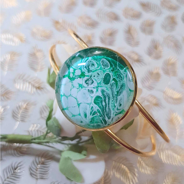 MARION - Bracelet jonc - Métal doré