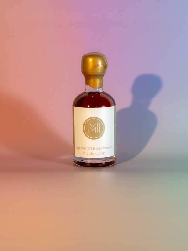 Sirop d'érable vieilli 12 mois en fût de Whiskey du Tennessee - 50ml
