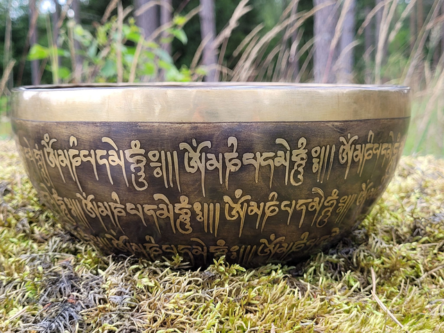 Äänimalja Tibet koristeltu 1634g