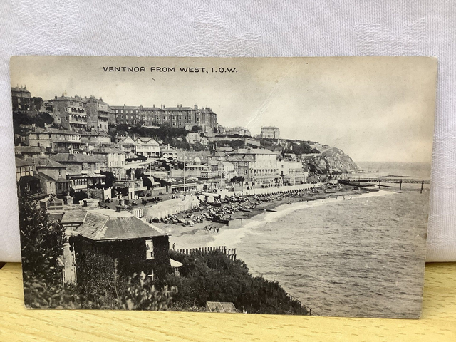 Ventnor, from West, Isle of Wight, H.F. Walters, Toy Box, Esplanade Ventnor vintage postcard. Our Ref No. R801 £2.95
