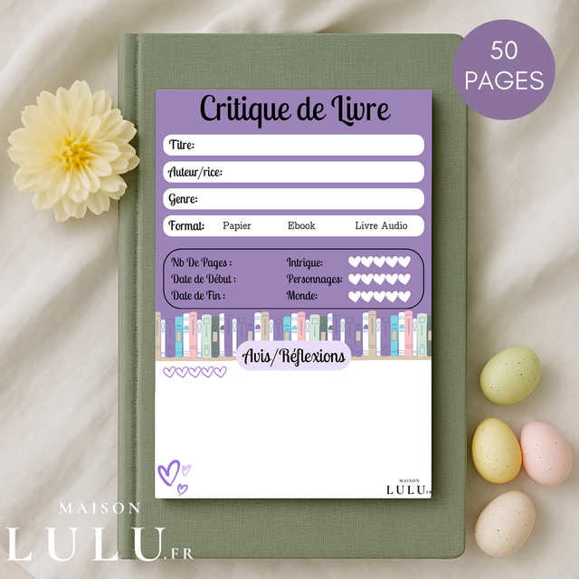 Bloc-Note Suivi, Avis, Résumé et Critique de Livres