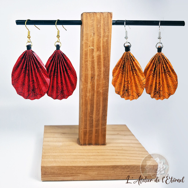 Boucles d'oreilles Licuala Halloween