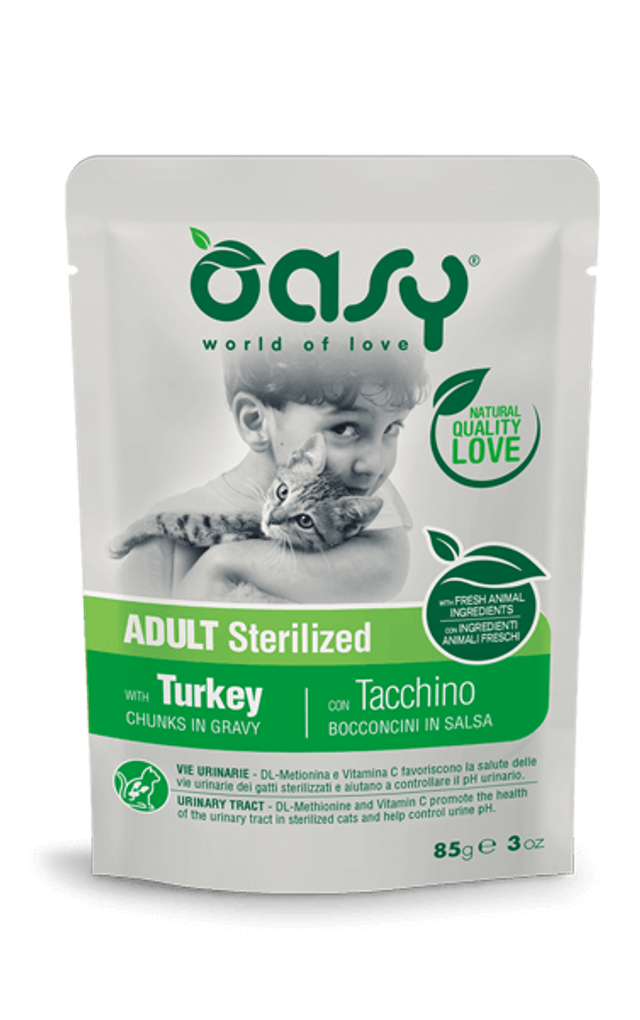 OASY CAT BOCCONCINI STERILIZED TACCHINO