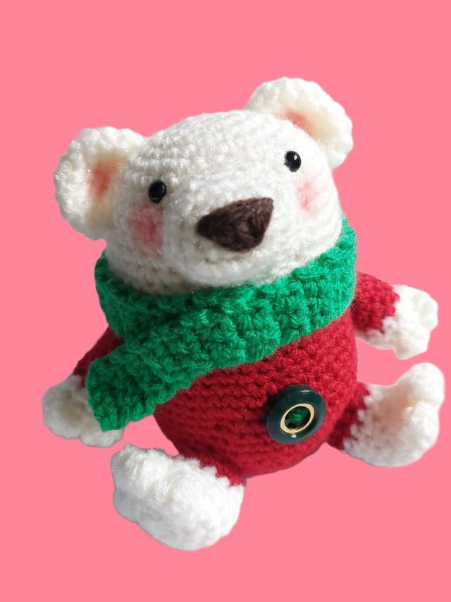 Christmas Polar Pete Bear 