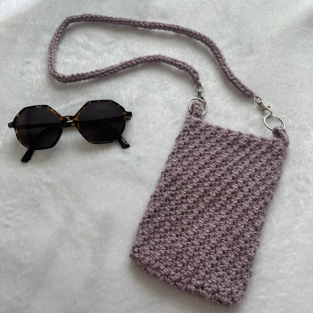 Pochette avec bandoulière pour téléphone 