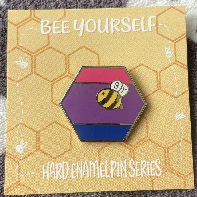 Bisexual Bee Yourself Pin