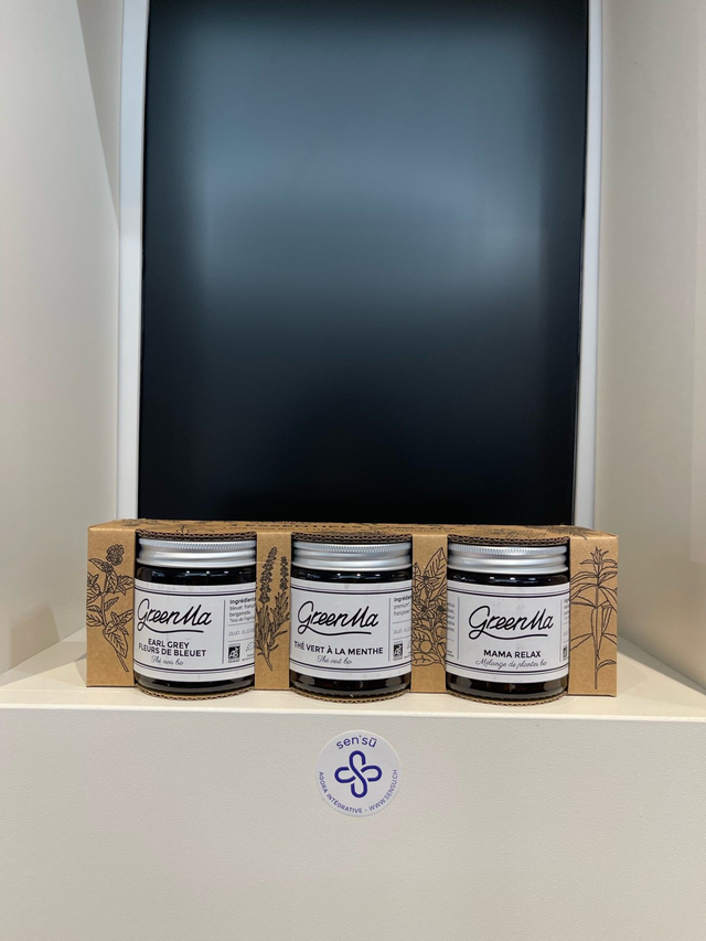 GREENMA COFFRET ESSENTIEL.: RELAX+THE.VERT+E.GREY