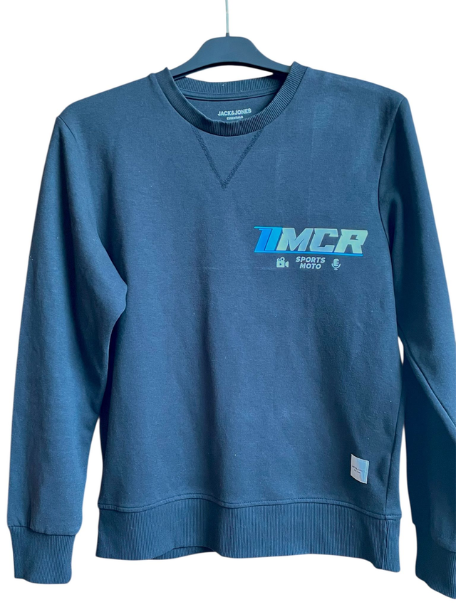 Pull floqué avec logo