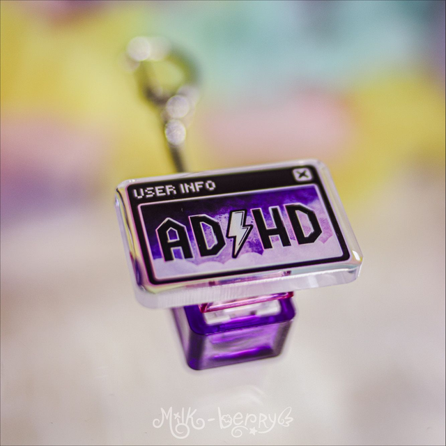 Porte-clé Clicker ADHD TDAH