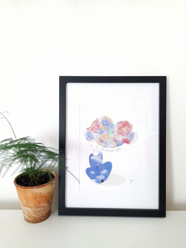 Illustration PRINT A4 - Joie