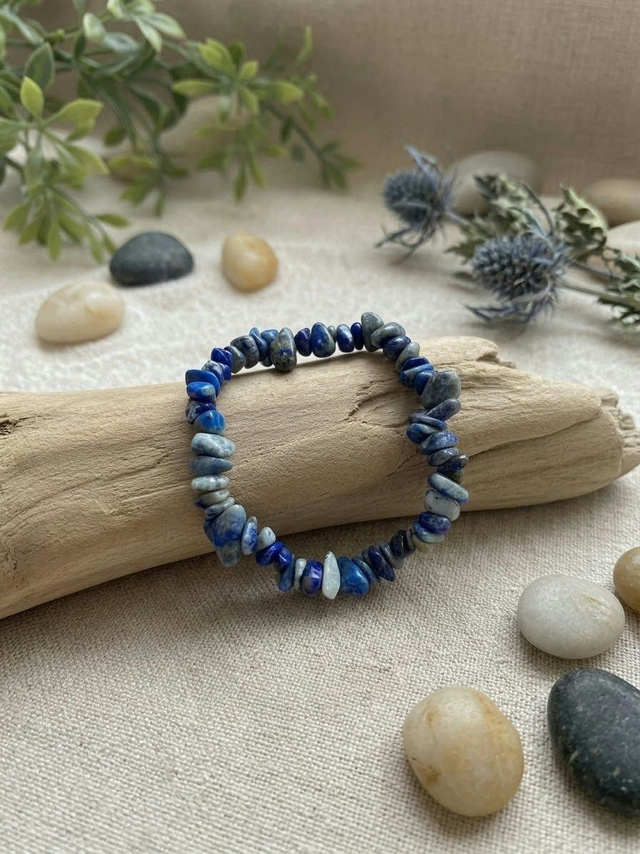 Bracelet baroque "Sagesse Céleste" – Lapis Lazuli 