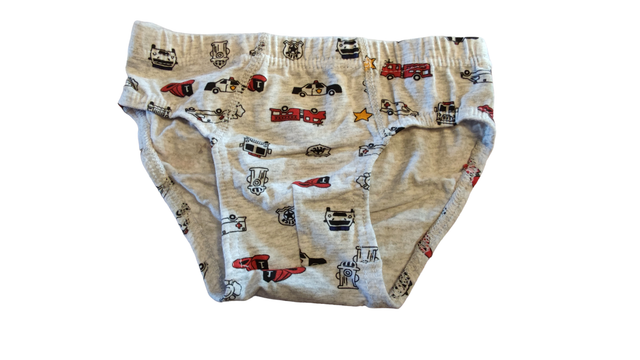 Slip gris clair véhicule d'urgence taille 3-4 ans (Fun Time)