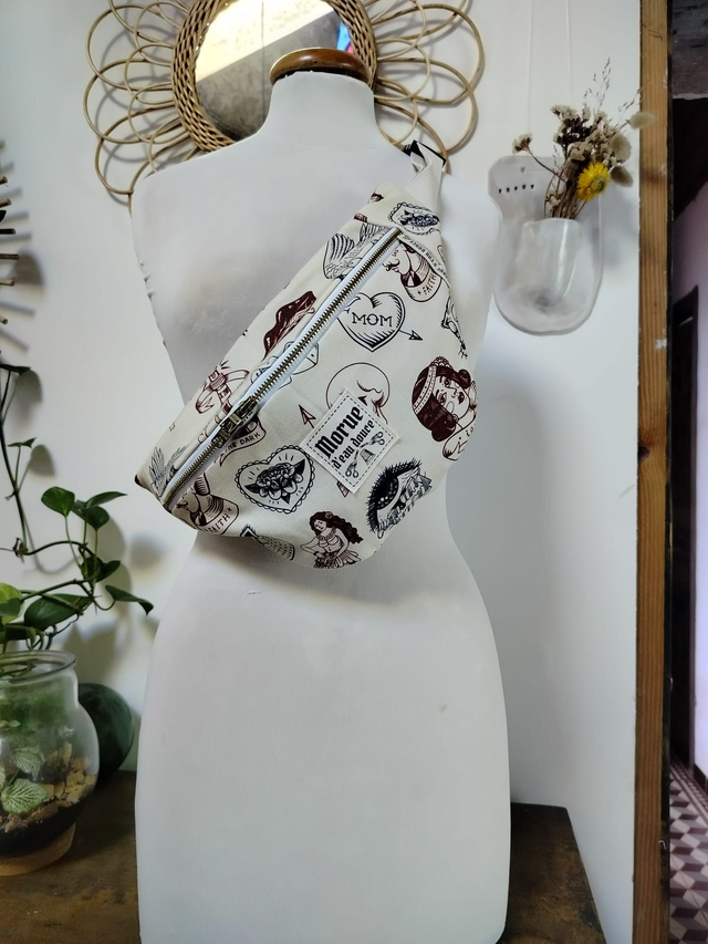 Sac Banane M Tatouage Vintage