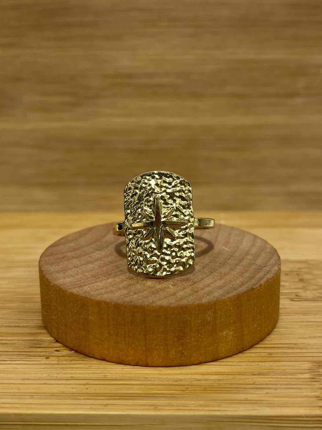 Bague acier ajustable Cristina 