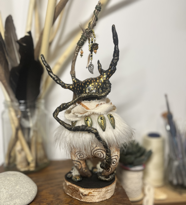 « Shamanica » Poupée d’art et d’intention