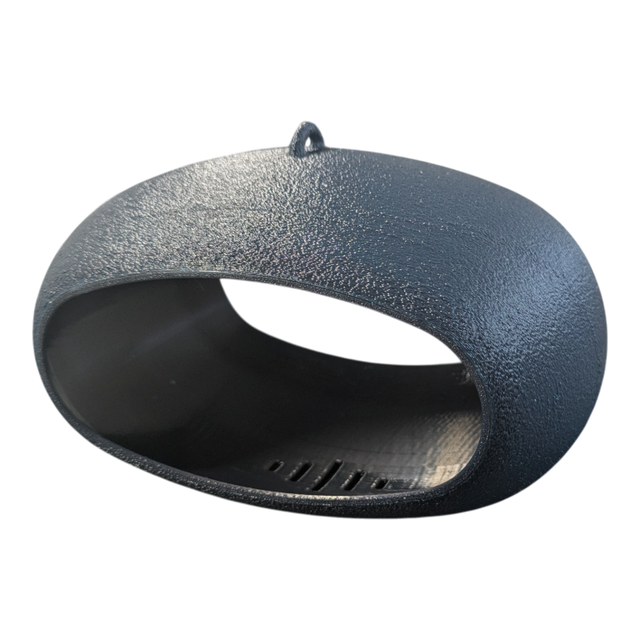 Mangeoire à oiseaux de la nature à suspendre de forme ovale