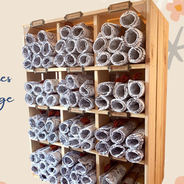 Feuille coloriage lavable 