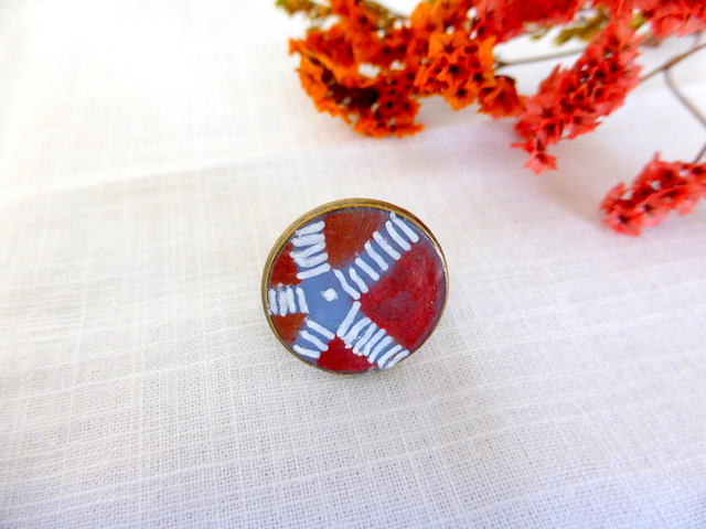 Bague ronde - Sentier d'Azur