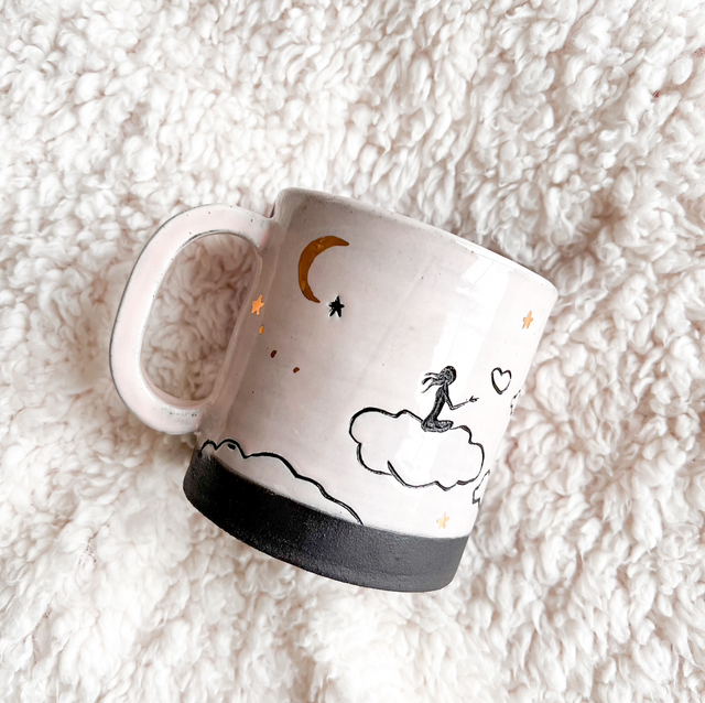 Mug « je te souhaite des petits nuages où t’évader… »