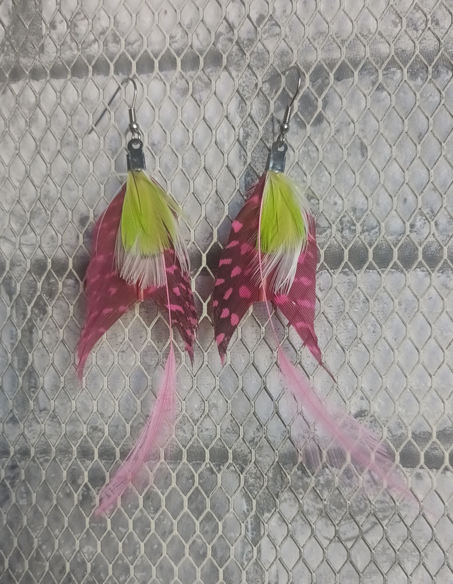 Boucles en plumes 