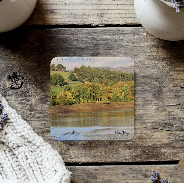 “Autumn at Dam Flask” Coaster  