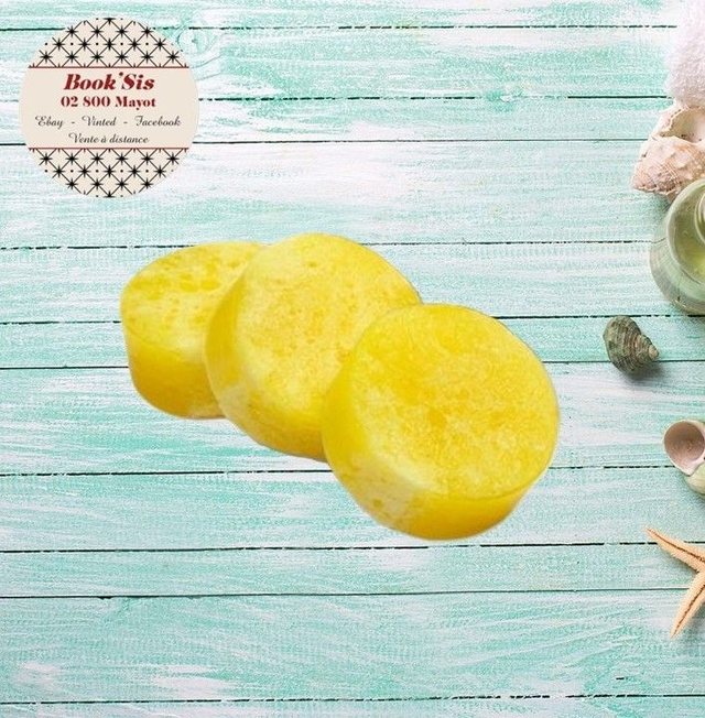 Eponge au savon " Argan ( ananas ) "