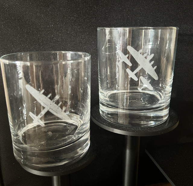 Aircraft Whisky Glass 