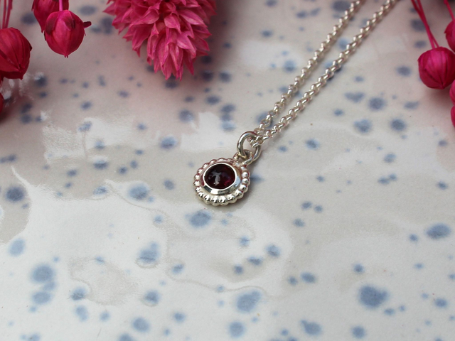 Anhänger Turmalin Magenta