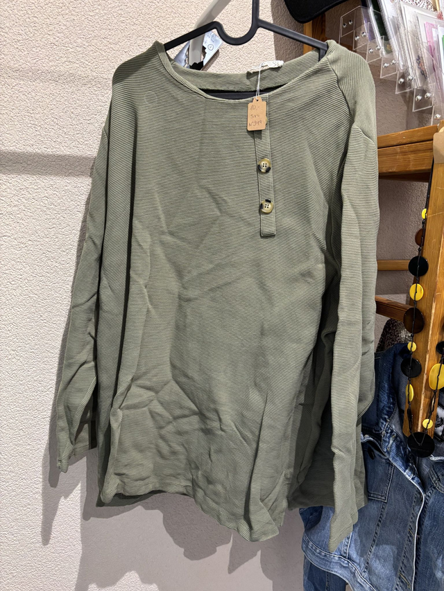 Pull Ulla Popken vert (349)