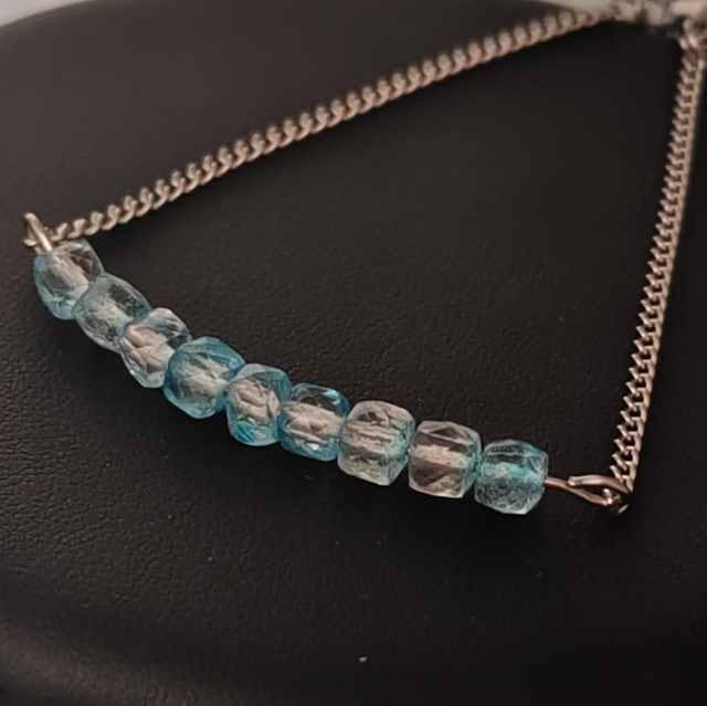 Bracelet Collection élégance Topaze bleue 