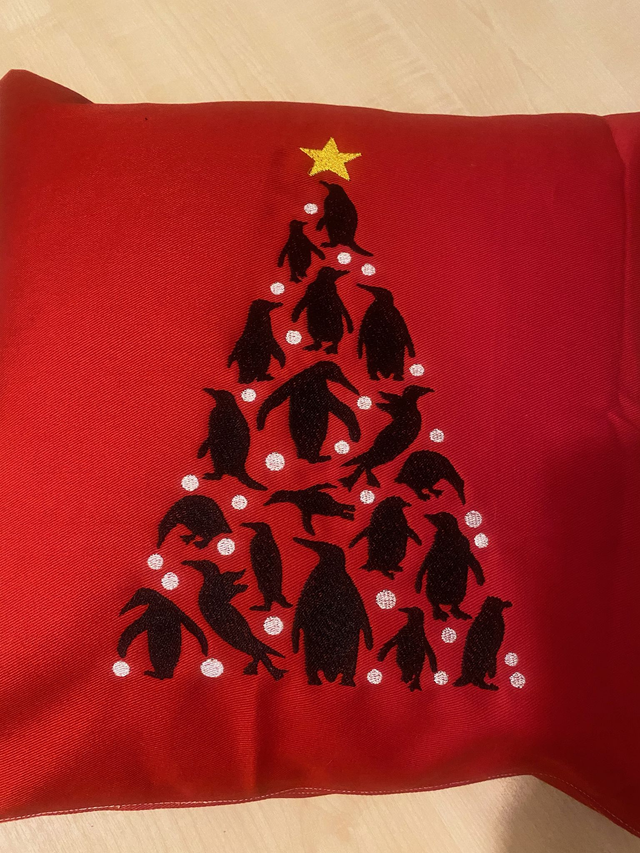 Christmas Cushion Covers - Animal Christmas Trees