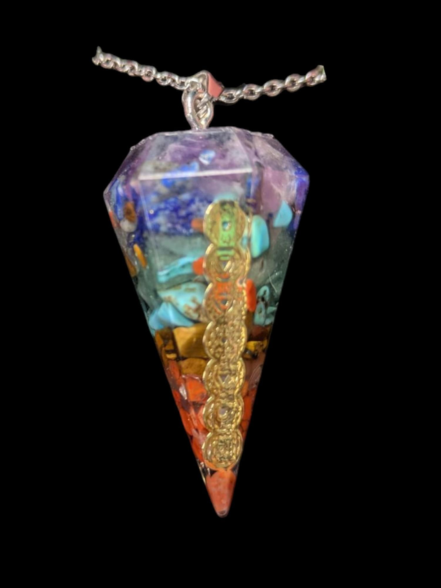 Pendentif/pendule 7 chakras 