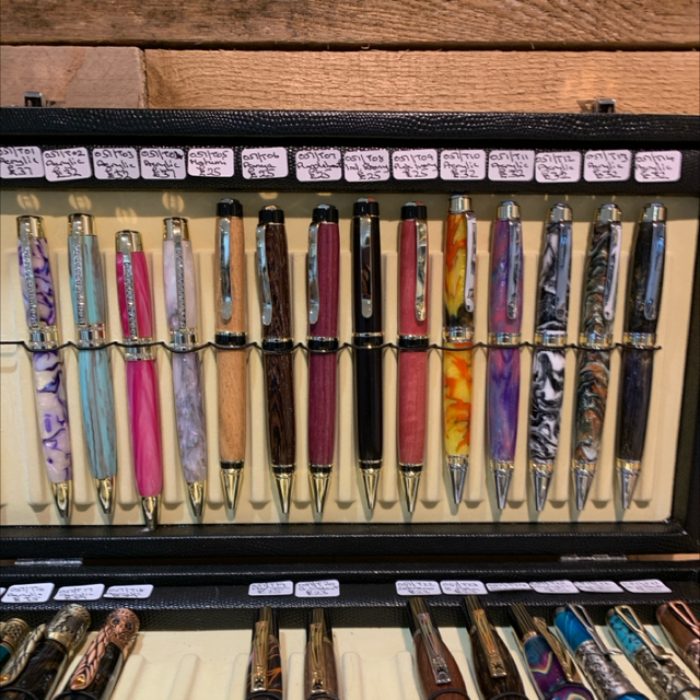 Handmade Wooden and Acrylic Twist Pens (part 1 various prices)