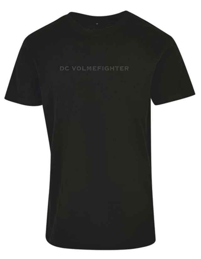 All Black Basic T-Shirt bestickt mit Schriftzug