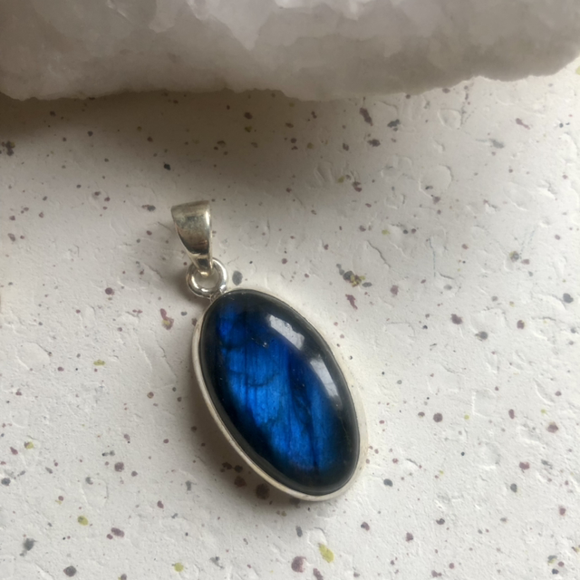 Pendentif Labradorite AAA n*1 argent 925