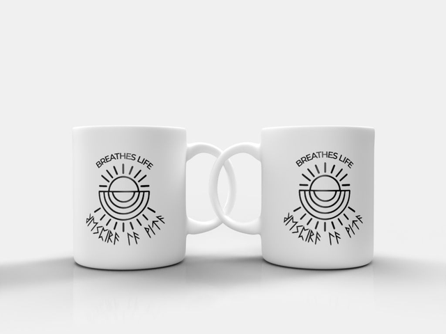 Set 3 Tazze "Collezione Rune del Bosco"