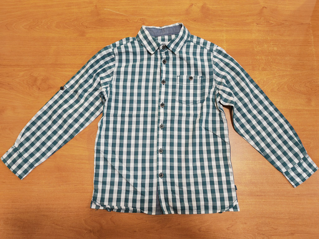 Chemise à carreaux 8 ans