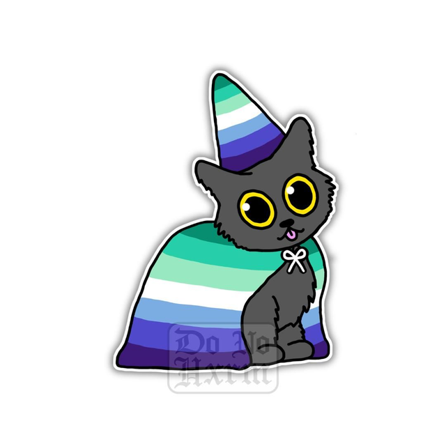 Gay Pride Cat Sticker