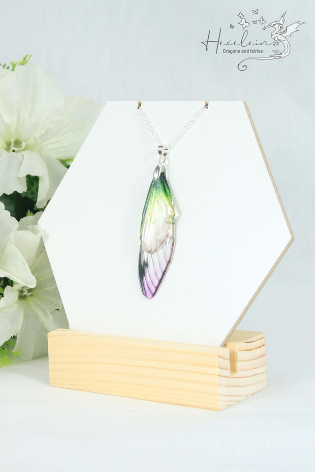 Spring Bloom Fairy Wings Pendant
